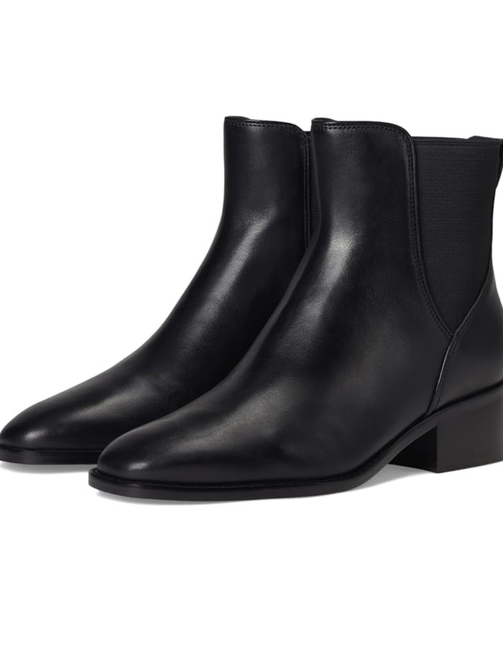 Cole Haan Black Leather Chelsea Ankle Boots